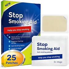 St. Mege Nicotine Transdermal Patches, 21mg, Stop Smoking Aid, 25 Patches picture