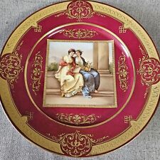Royal Vienna Plate Antique 19th C Artist Signed F. Ott  picture