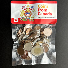 Canadian Coin Collection Lot, 50 Random Coins from Canada, Coin Collecting picture