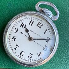 1941 Hamilton Grade 4992B 22 Jewels Military Pocket Watch - 12 Hour Dial Convert picture