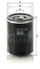 MAN FILTER W 610/6 OIL FILTER FOR ACURA FORD USA HONDA MITSUBISHI picture