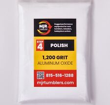 5 lb  Polish 1200X Aluminum Oxide Grit Rock Tumbler Media & Lapidary use picture