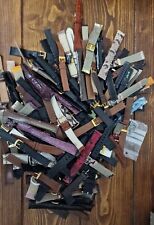 Stock of about 140 vintage straps almost all sizes men leather and rubber n.o.s picture