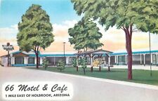 Postcard 1950s Arizona Holbrook Route 66 Motel & Cafe Lionel Pres AZ24-1887 picture