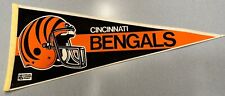 VINTAGE Cincinnati BENGALS Pennant 80’s NFL WHO DEY AFC  picture