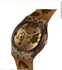 Swatch X  Vick Bronze By Verdy Collab Watch Wristwatch Brown Official Limited picture