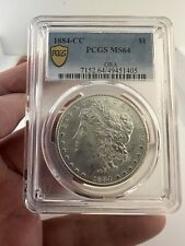 1884 CC Morgan Silver Dollar PCGS MS-64 picture