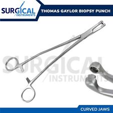 Thomas Gaylor Biopsy Punch Angled Shank Curved Jaw 9.5