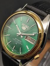 Used Watch Vintage Seiko 5 Automatic Men's Wrist Watch Day Date 21 jewels picture