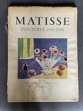 Henri Matisee Peintures 1939-1946 16 Lithographs Limited Edition No. 282 French picture