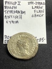 ancient roman coin Philip I 244-249A.d.billon Tetradrachm Choice Large Flan Nice picture