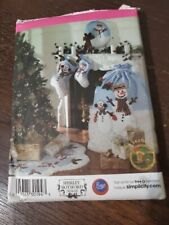 UNCUT - Simplicity Pattern #3967 - Christmas Decorations - One Size picture