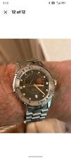 Very Rare Krieger Tidal Chronometer 20 ATM Quartz Watch 18K Crown picture