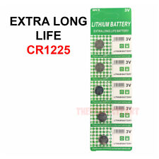 5 PCS New Lithium Battery 3V CR1225 /CR 1225 Button Cell Watch EXTRA LONG LIFE picture
