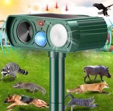 Upgraded Solar Ultrasonic Animal Repellent Dog Cat Skunk Deer Raccoon For Garden picture