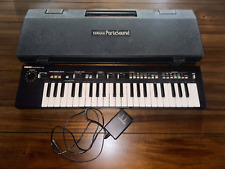 Vintage Yamaha PortaSound PS-400 Keyboard With OHSC Case Black Power Supply 80s picture