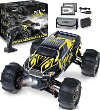 Laegendary Sonic 4x4 RC Car, 1:16, Brushless Motor, Up to 37 Mph - Black/Yellow picture