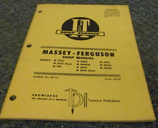 I&T Massey Ferguson MF35 MF50 MF202 MF204 Tractor Service Repair Manual MF-14 picture