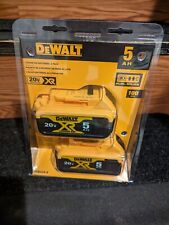 2Pack Dewalt DCB205 20V MAX XR 5.0 Ah Compact Power Tool Battery NEW SEALED picture
