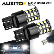 AUXITO 7443 7440 T20 LED White 6000K Reverse Turn signal Parking Light Bulb 2/4x picture