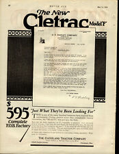 1917 Cleveland Tractors Advertisement: Cletrac - Model F -  Portland Distributor picture
