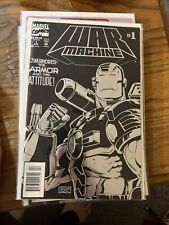 War Machine (1994)_#1N Newsstand Foil Issues 2 & 3 Also - 1st Solo - RARE HTF picture