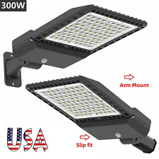 Commercial 300W/200W LED Parking Lot Light Outdoor IP65 Shoebox Street Pole Lamp picture