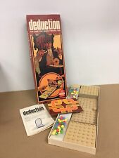 Vintage 1970's 1976 Deduction Board Game by Ideal Strategy 100% Complete picture