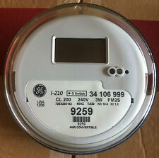 GENERAL ELECTRIC (GE) - WATTHOUR METER (KWH), MODEL I-210, 240 VOLTS, 200A, FM2S picture