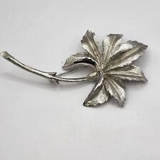 Vintage Coro Signed Flower Brooch  picture