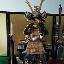 Vintage Japanese Samurai Kabuto Dragon Armor Helmet With Box Doll picture