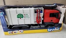 NEW Bruder Man TGS Side Loading Garbage Truck DAMAGED BOX picture