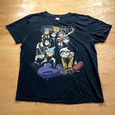 Vintage Soul Eater Anime Black Large Rare VTG Short Sleeve T-Shirt picture