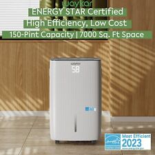Waykar 150 Pints Energy Star Dehumidifier w/ Drain Hose For Basement 7000 Sq. Ft picture