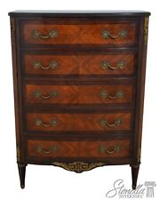 F62221EC: JOHN WIDDICOMB Vintage French Louis XV Style High Chest picture
