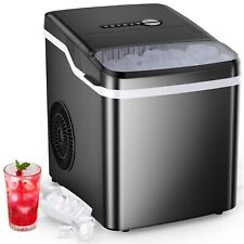 COWSAR Countertop Ice Makers, 26.5 lbs/24H, 2 Sizes 9 Bullet Ice Cubes in 6 Mins picture