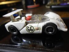 vintage tyco pro ii ho slot car white chaparal #66 picture