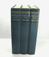 Electricity in Every-Day Life Volumes I II & III by Houston, Edwin J. 1905 picture