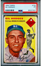 1954 Topps #102 Gil Hodges (HOF) PSA 1 PR Brooklyn Dodgers picture
