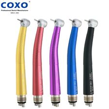 US COXO Dental High Speed Handpiece Air Turbine Anti-retraction 4 Hole Colorful picture