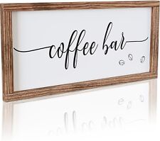 Rustic Wood Coffee Bar Sign, Ready to Hand, Rustic, Modern, 17