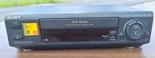 Sony SLV-675HF VCR 4 Head VHS Video Cassette Recorder Hi-Fi Tested No Remote  picture