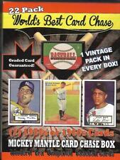 1952 SEALED MANTLE CARD CHASE BOX-22+VINTAGE PACK +GRADED CARD +2 CARDS 1950/6 picture