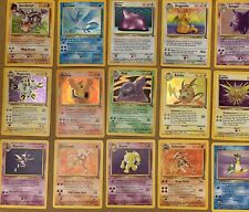 25 Old Pokemon Cards w/ (+1) Holo Rare + (+5) 1st Edition -1999 Vintage WoTc Lot picture