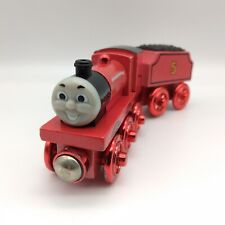 Thomas & Friends Wooden Railway Rare Red Metallic James JAPAN picture