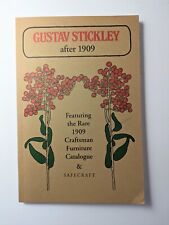Gustav Stickley After 1909 Rare 1909 Craftsman Furniture Catalogue Antique Book picture