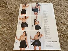 FRAMED ADVERT 11X8 AMERICAN APPAREL picture