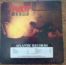 RATT - Out Of The Cellar, VINYL LP, 80143-1, 1984, PROMO STAMPED, G / VG+ picture
