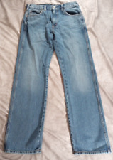 Levi's Western Fit Jeans Size 33x34 STRONG Denim Blue Loose Straight Relaxed picture