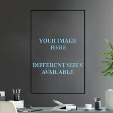 Custom Poster Print Personalized Photo Wall Art Your Own Image Design Many Sizes picture